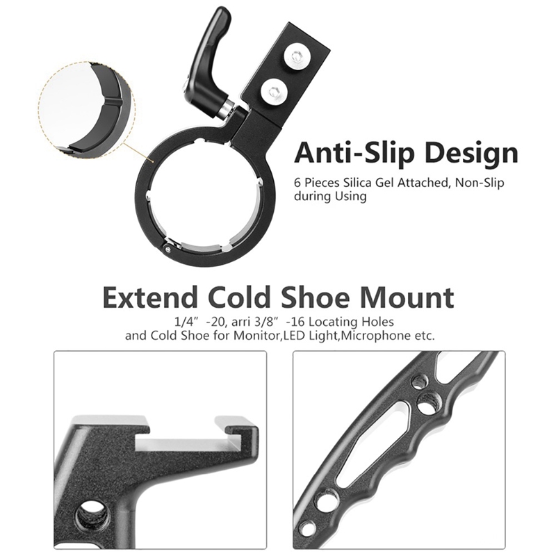 Gimbal Accessories Inverted Handle Sling Grip Neck Ring Mounting Extension Arm Holder For Zhiyun Crane 2 Crane Plus