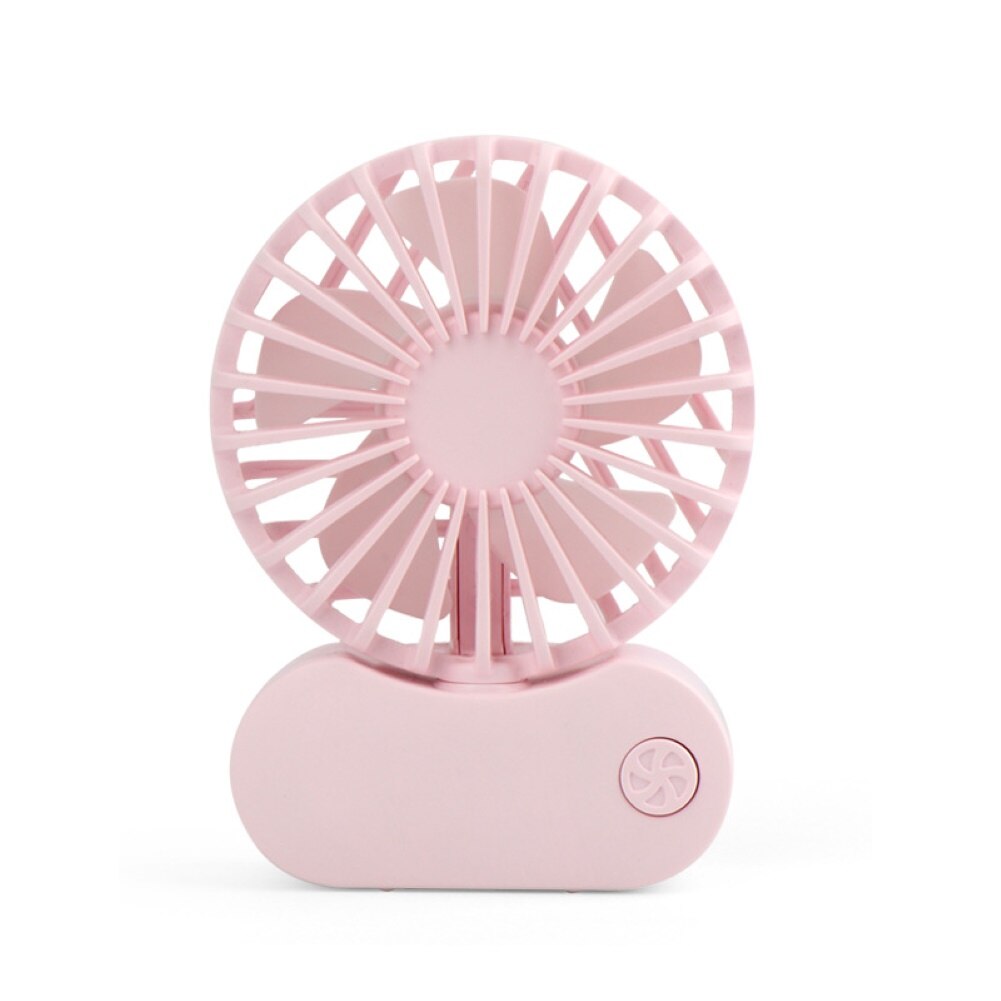 Mini kannettava usb ladattava sähköpöytä värähtelevä jäähdytystuuletin ilmanjäähdytin kotitoimiston pöytäjäähdytin tuuletin kesäilmajäähdytin: Vaaleanpunainen