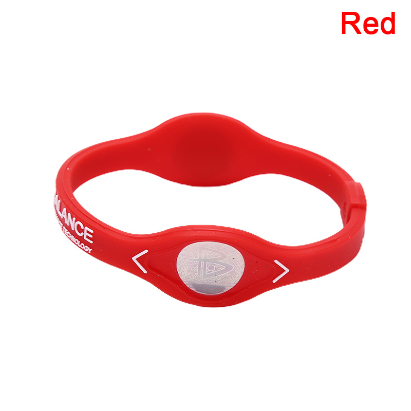 Power Balance Energy Health Bracelet for Sport Wristbands Ion Silicone Band: REDDISH BROWN