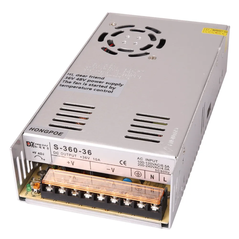 300W 360W 400W 500W Led Voeding Dc 5V 12V 24V 36V 48V Schakelende Voeding 10a 20a 30a 40a Bron Transformator Ac Dc Smps