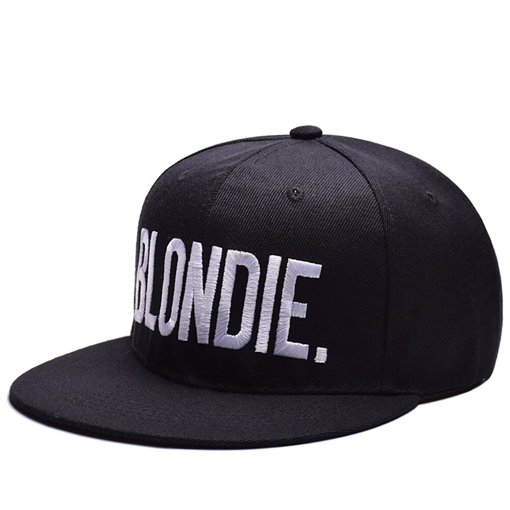 Zonnebrandliefhebbers hiphop pet blondie brownie letter flat brim hoed unisex baseball pet