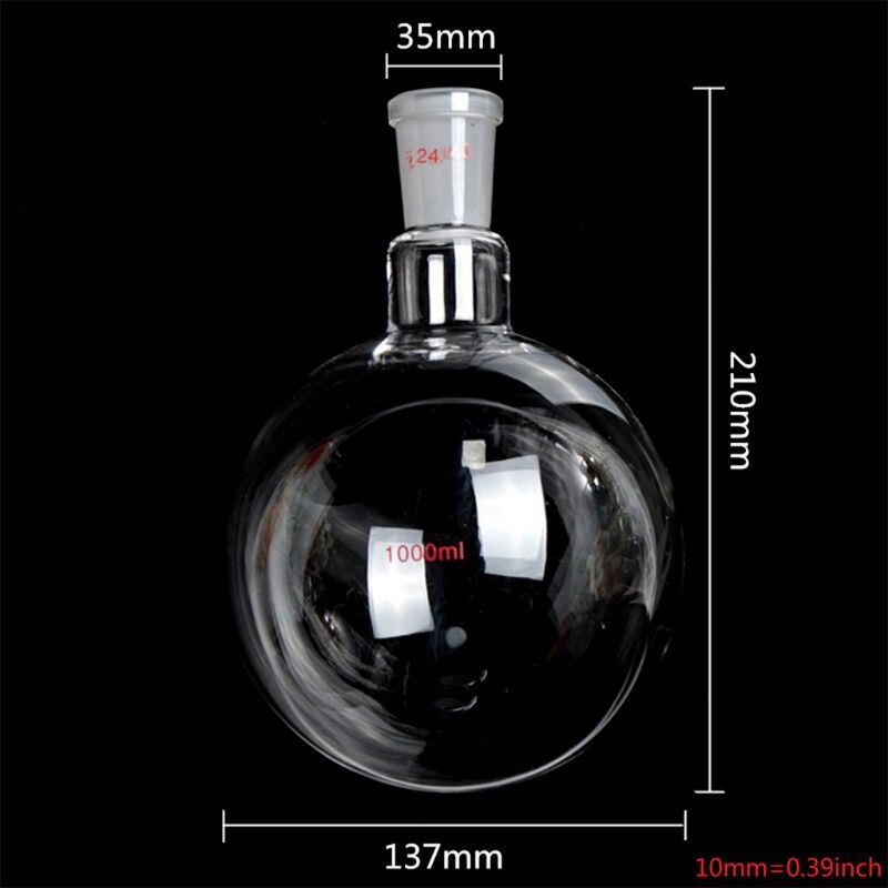 Kit de cristalería de laboratorio de química orgánica, 1000ml, dispositivo químico de laboratorio PXPA
