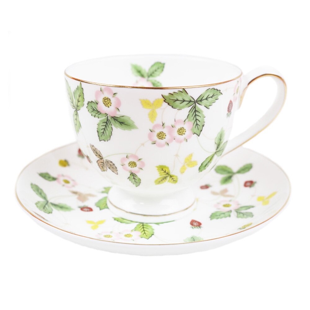 Bone China Coffee Cup Sets Colorful Butterfly Ceramic Tea Cups And Saucers British Office Teacup Porcelain Nice