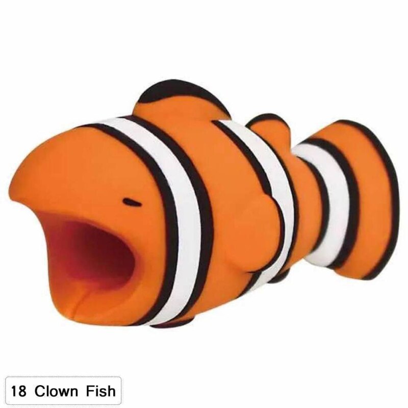 Adorable Animal USB Cable Cover For IPhone/Android/iPad Charger Organizer Wire Bite Protector Winder Earphone Cable Tool: 16