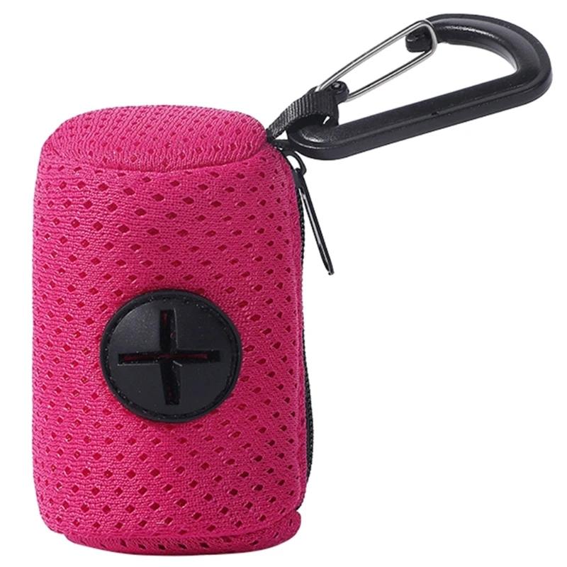 Bolsas para excrementos de perros, bolsas de basura para mascotas, soporte de transporte biodegradable para exteriores, dispensador, herramientas de recogida de limpieza, accesorios para mascotas: Multicolor