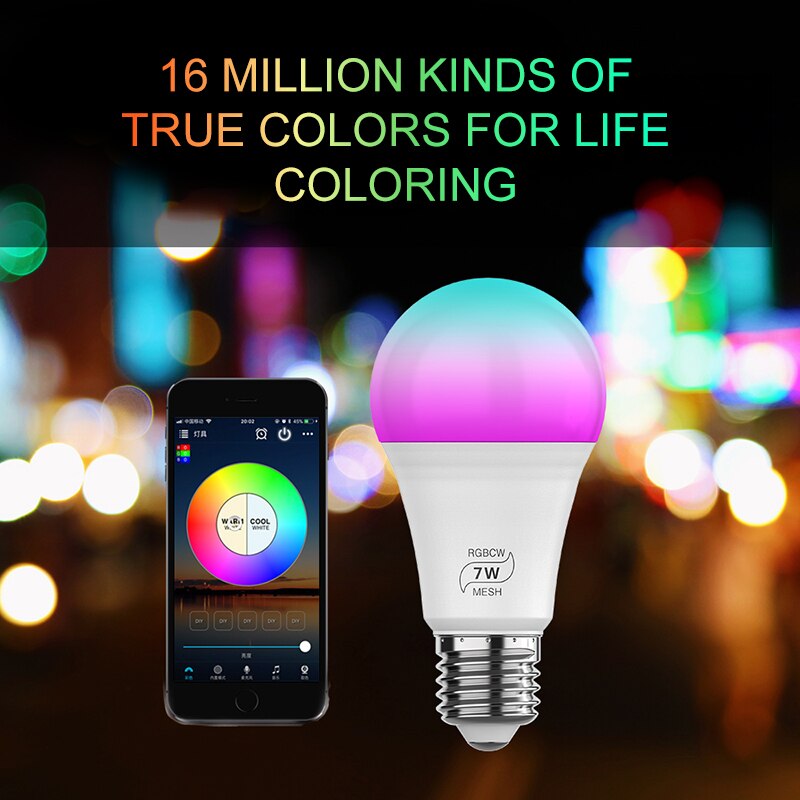 Smart Home Lighting Set WiFi Smart Bridge Bluetooth4.2 Smart Light Mesh Touch Panel Remote Controller Work With Google Home