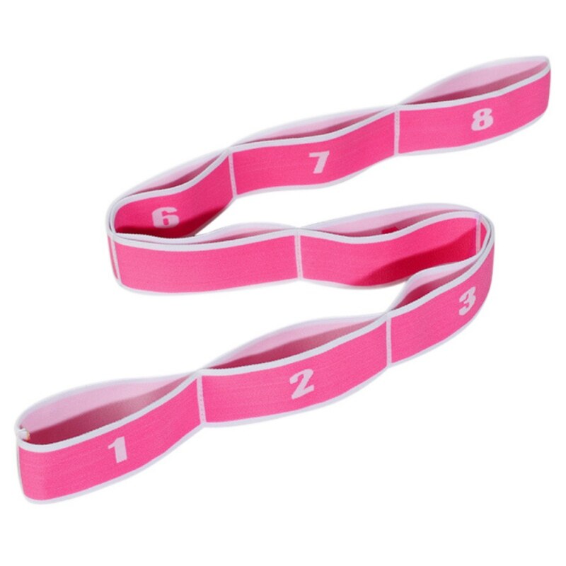 Bande de traction de yoga en nylon et latex, réglage de la force à plusieurs niveaux, yoga, pilates, gym, fitness, exercice, bande élastique multifonctionnelle: Un