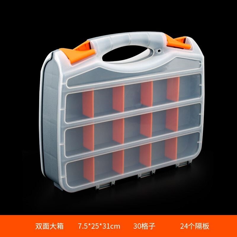 Portable Tool Box Electrician Organizer Cabinet Garage Storage Plastic Tools Box Caisse Outils Screw Box EA60GX