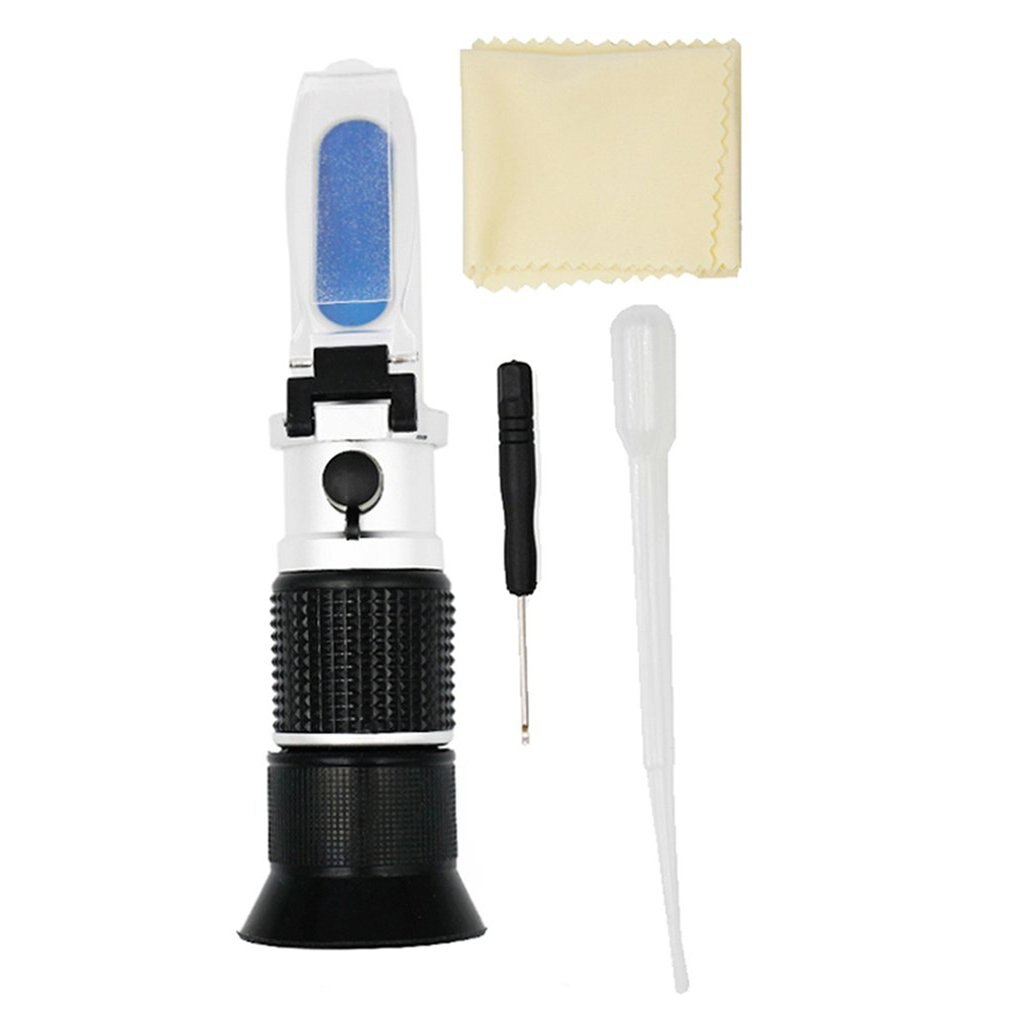 Refractometer Brix Meter Handheld Fruit Sugar Refractometer Tester Fluid Sweetness Saccharimeter Concentration Meter