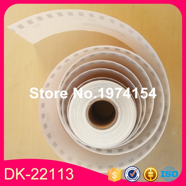 3x Rolls Brother Compatible Labels clear transparent sticker dk 22113 dk-22113 dk22113 dk-2113