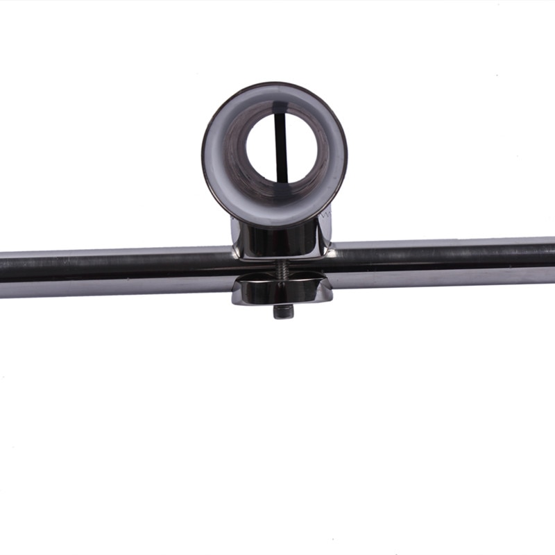 2X Boat Fishing Rod Holder Stainless Steel Clamp-on 7/8"-1" Rail Marine Rod Pod