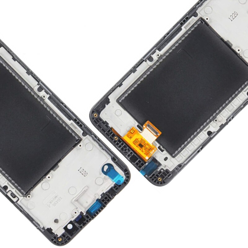 Original för lg  k10  m250 m250n m250e lcd-skärm pekskärm 5.3 tums digitaliseringsenhet med ram för  k20 plus display