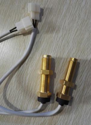 52mm bil båt modifierat instrument diesel bensin motor mätare rpm/vattentemp/bränsle/rodder vinkel/larm: 1pc 16mm sensor