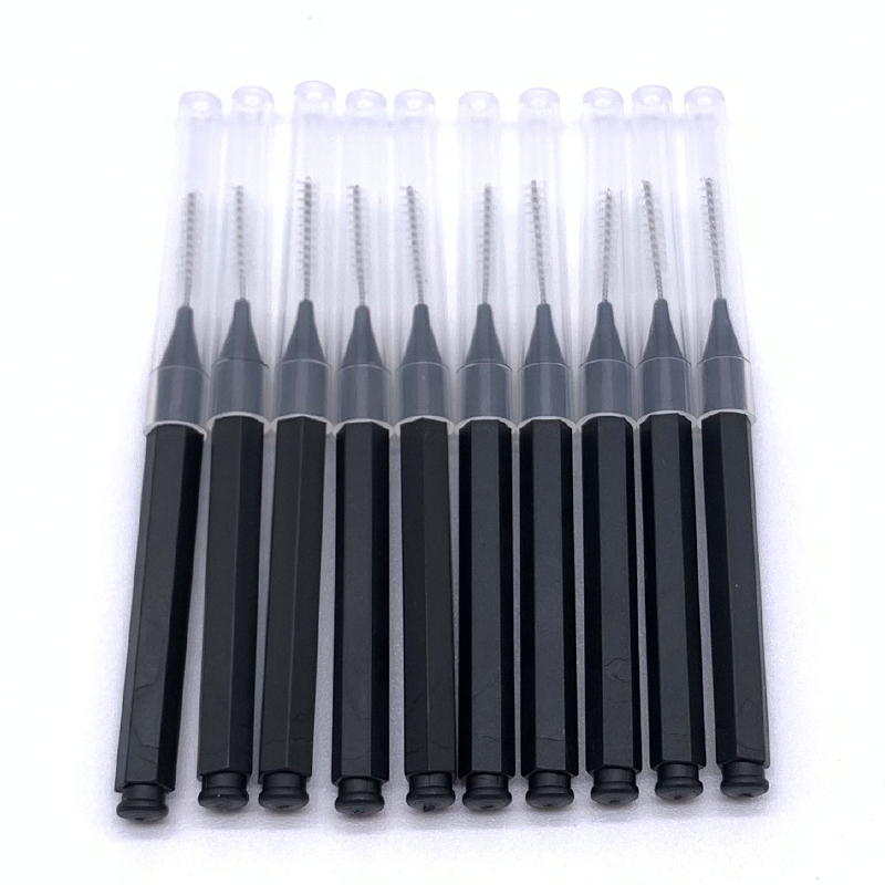Cepillo permanente para cejas de pequeño, cepillos para levantar cejas, Mini cepillo para extensión de pestañas, herramienta de maquillaje: Oro