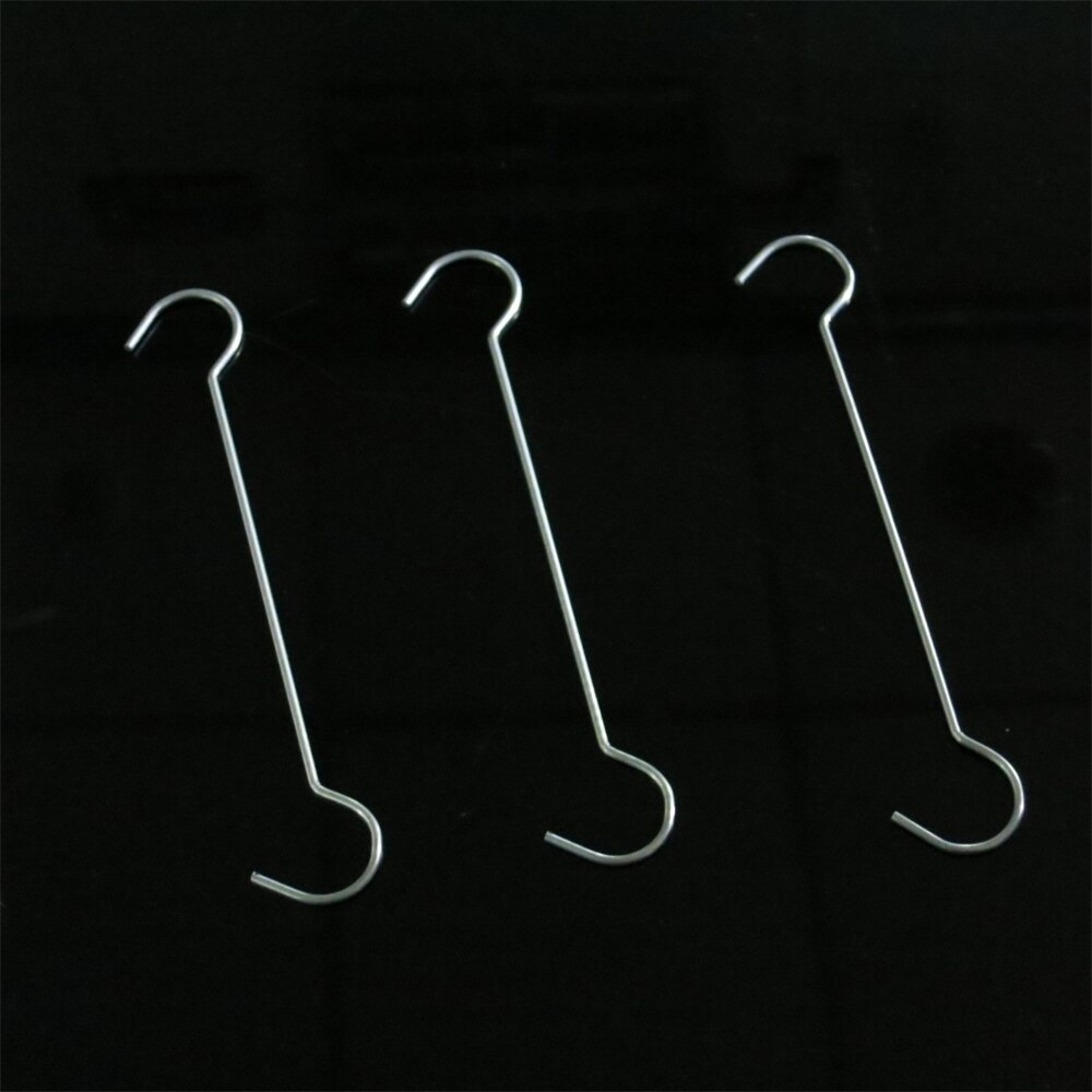 Ceiling Double Hooks Electroplating Galvanized Metal Poster Hanging Banner Holder Ceiling Advertising Display Hanger Rack Pop