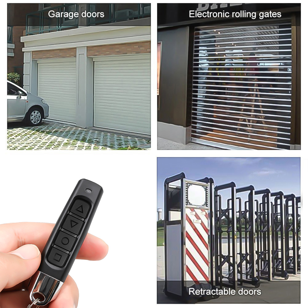 Brelok 433MHZ kopia zdalnego sterowania brama garażowa mechanizm otwierania drzwi nadajnik RF zamiennik pilota zdalnego sterowania klonowania kod klonowania kluczyk samochodowy