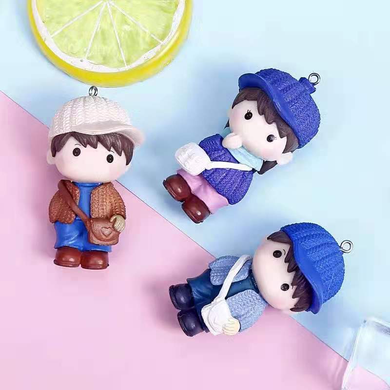 Niedliche Laabub Plüsch-Schlüsselanhänger - 3er Set Süße Plüschpuppen Für Rucksack & Tasche