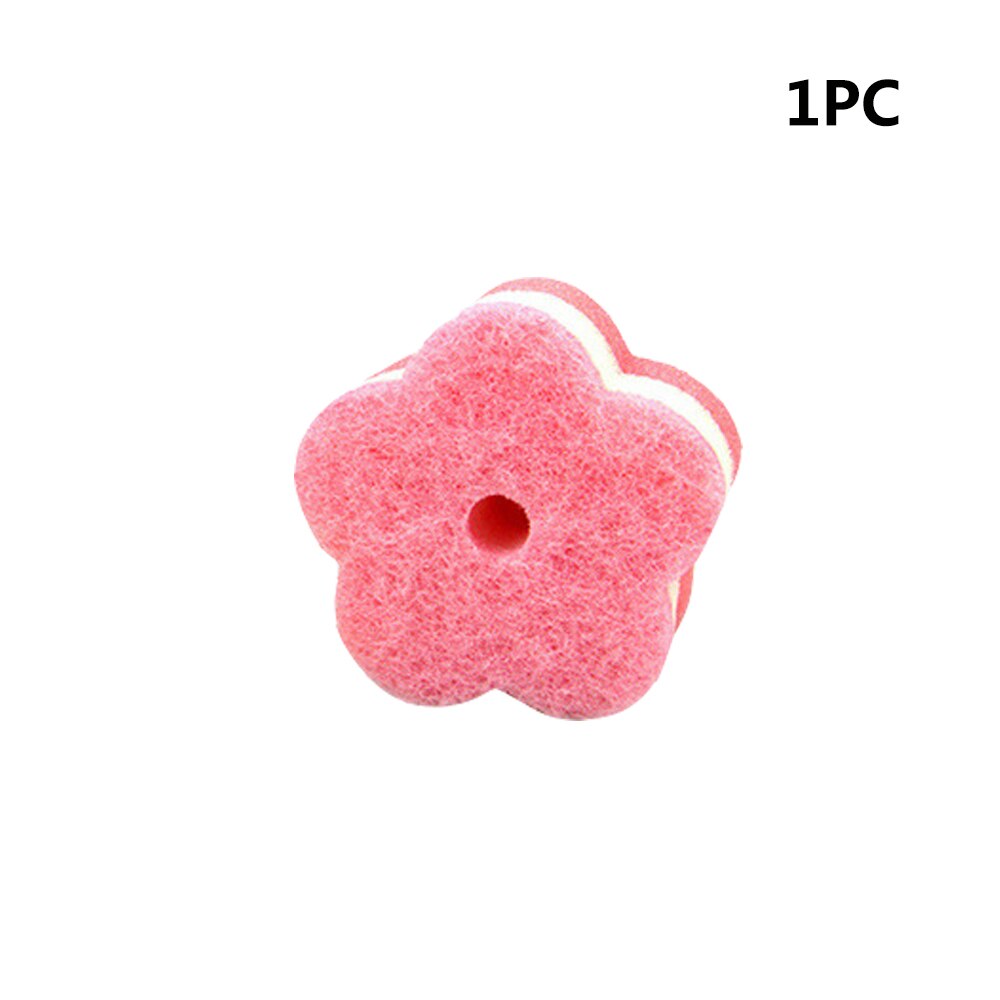 Esponja para lavar platos, estropajo de flores coreanas, bloque de esponja de limpieza de cocina, toalla de limpieza: 3-Mix Color