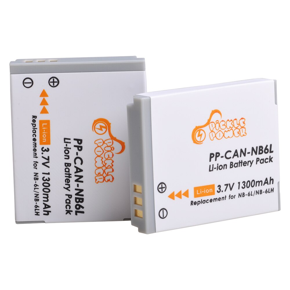 NB-6LH batería NB-6L NB 6L NB6L cargador de batería Kits para Canon PowerShot D10 D20 D30 S95 SX260 SX280 SX540 SX700 SX710 HS Camera