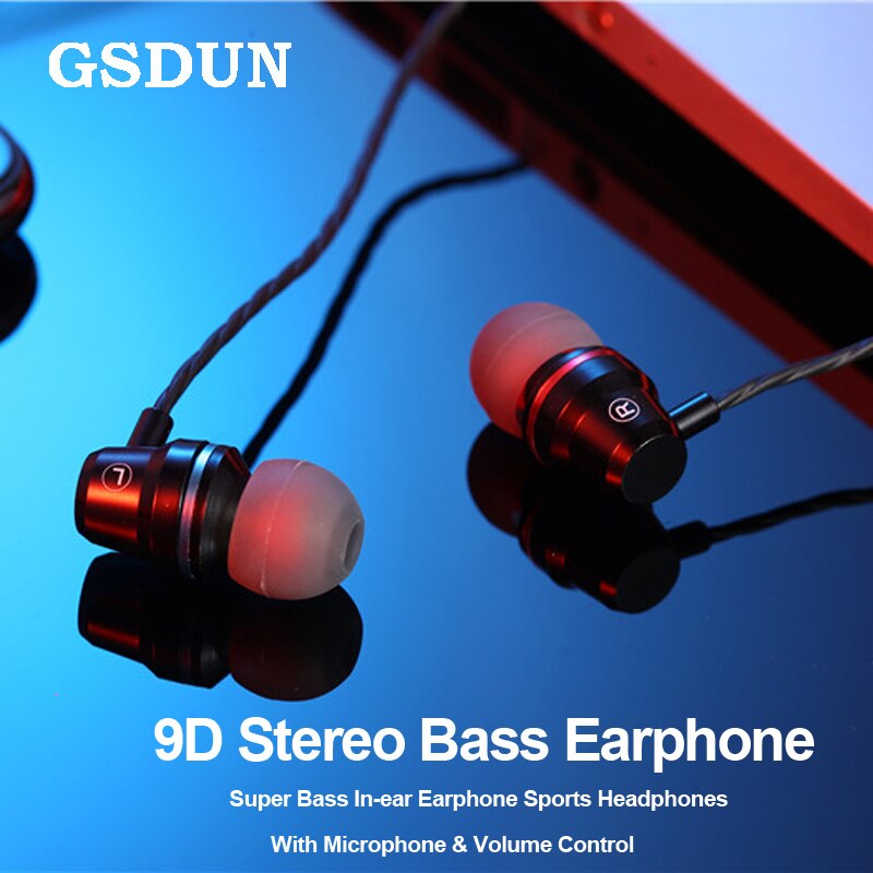 AWI M5 Super Bass Oortelefoon Hoofdtelefoon Met Mic 3.5mm Sport Gaming Headset voor Telefoons Xiaomi Samsung iPhone fone de ouvido MP3