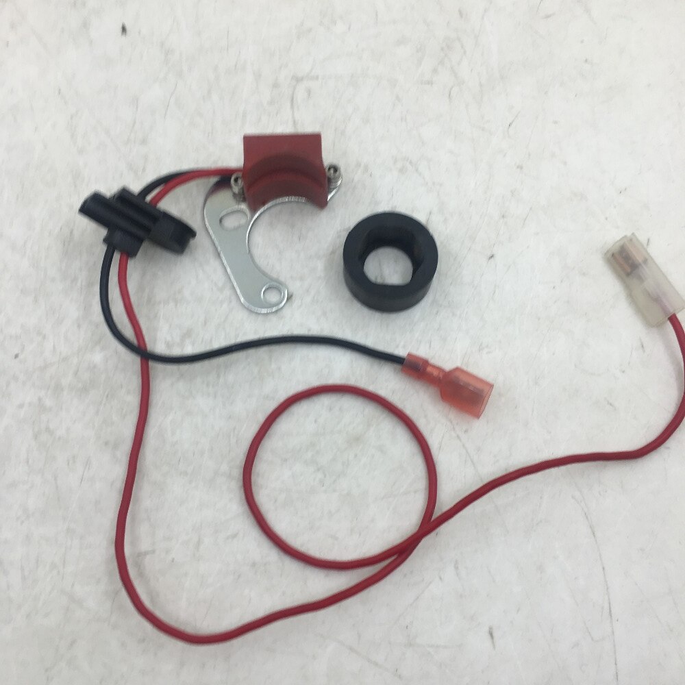 Sherryberg elektronisk tændingssæt til lucas 22 d 6 23 d 6 25 d 6 distributør med powermax rød rotorarm elektrisk sæt