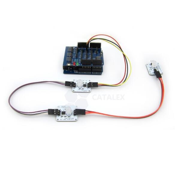 Multi-farbe RGB modul/voll farbe LED licht display modul/8mm hohe helligkeit nebel RGB licht /können in reihe geschaltet werden