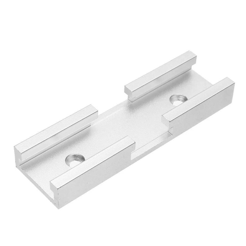 80mm T-Slot Slot Connector Durable Practical Furniture T-track Rail Aluminum Woodworking Slides Miter Jig Mechanism Fixture Tool