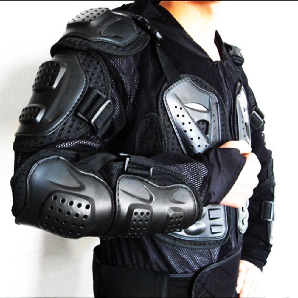 Motorcycle Full Body Armor Jacket Motocross Racing Spine Chest Protector Gear