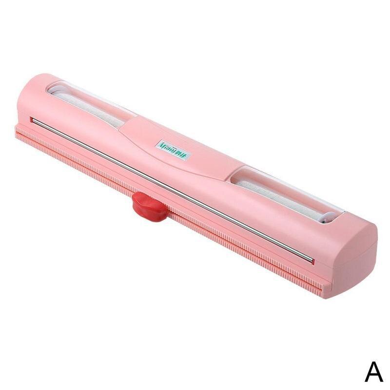 Cling Film Cutter Kitchen Magnetic Wall-mounted Cling Cutter Film Color And Cutting Box 3 1pc Cling Film Storage H9G1: A