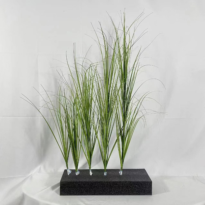 Simuliertes Zwiebelgras, DIY gefälschtes Gras, Gartendekoration, Pflanze, Blumentopf, Märchengarten, Miniaturmodell, künstliche Pflanzen
