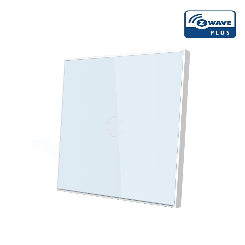 Z-wave plus  eu868.42 mhz touch panel lichtschakelaar eu type aan/uit wandschakelaar 1/2- voudig voor lichtregeling