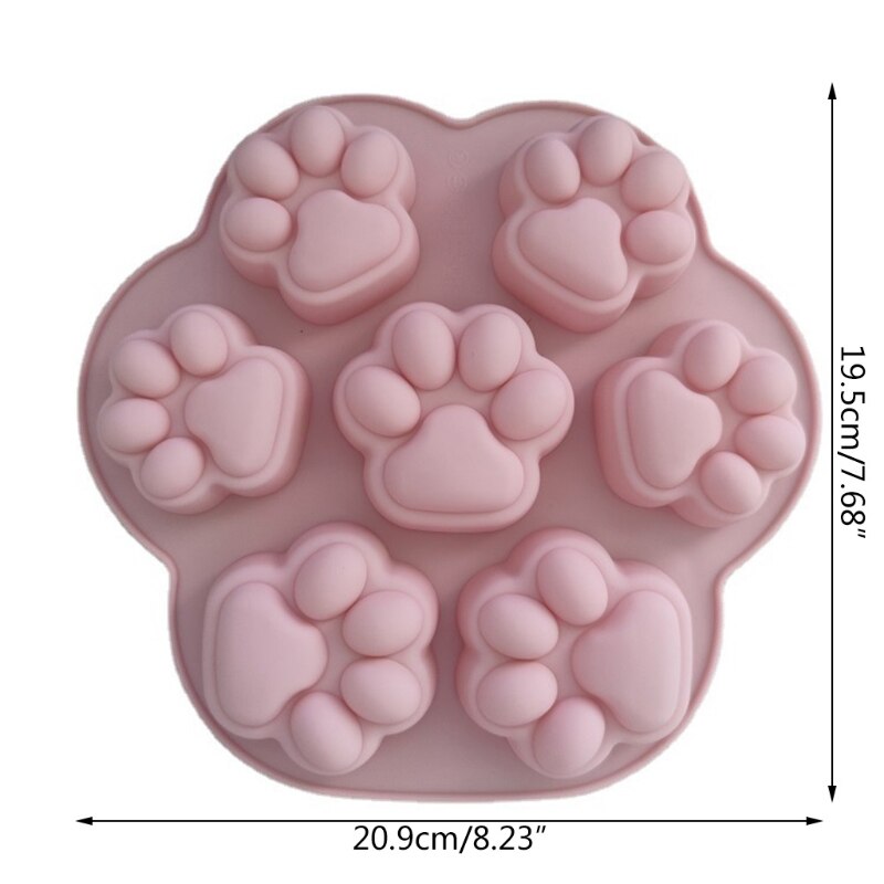 Silicone Moulds Claw Shape Silicone Material Mousse Cake Mould Claw Jelly Pudding Abrasives Epoxy DIY Handmade Soap Mold 45BE