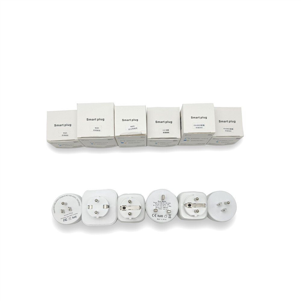 Smart Plug UK EU USA Multi Plug Tuya Smart Life APP Control Works With Alexa Google Assistant Wifi/Zigbee Socket Wifi Smart Plug