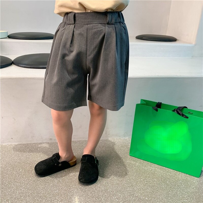Pantaloncini casual per ragazzi e ragazze estivi 2-7 anni pantaloncini all-match tinta unita per bambini