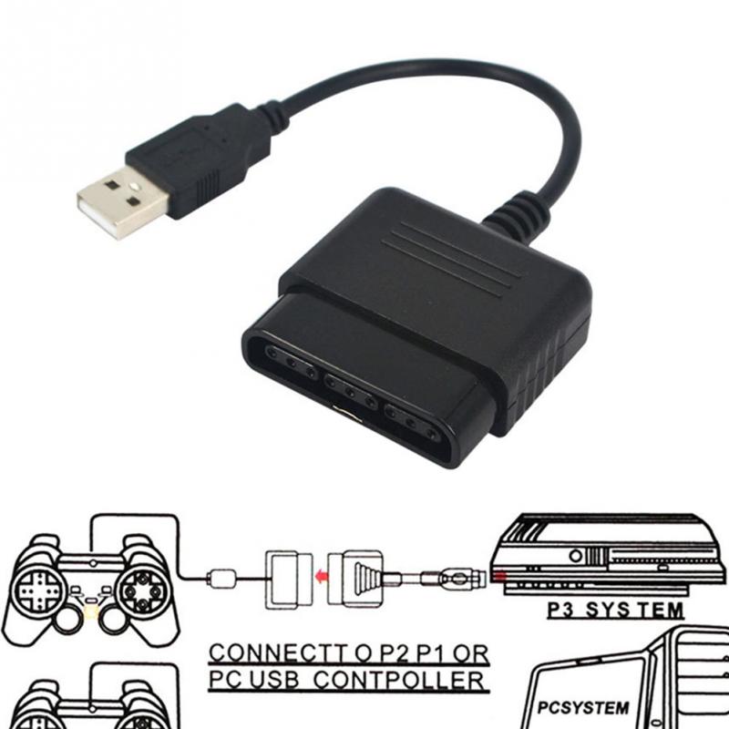 1 Pc Usb Adapter Converter Kabel Voor Gaming Controller Voor PS2 Om Voor PS3 Pc Video Game Accessoires