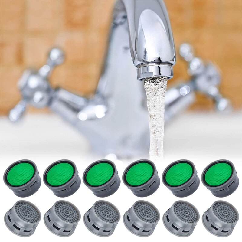 4Pcs Faucet Aerators Water Tap Kitchen Faucet Flow Restrictor Replacement Parts Insert Aerator for Bathroom