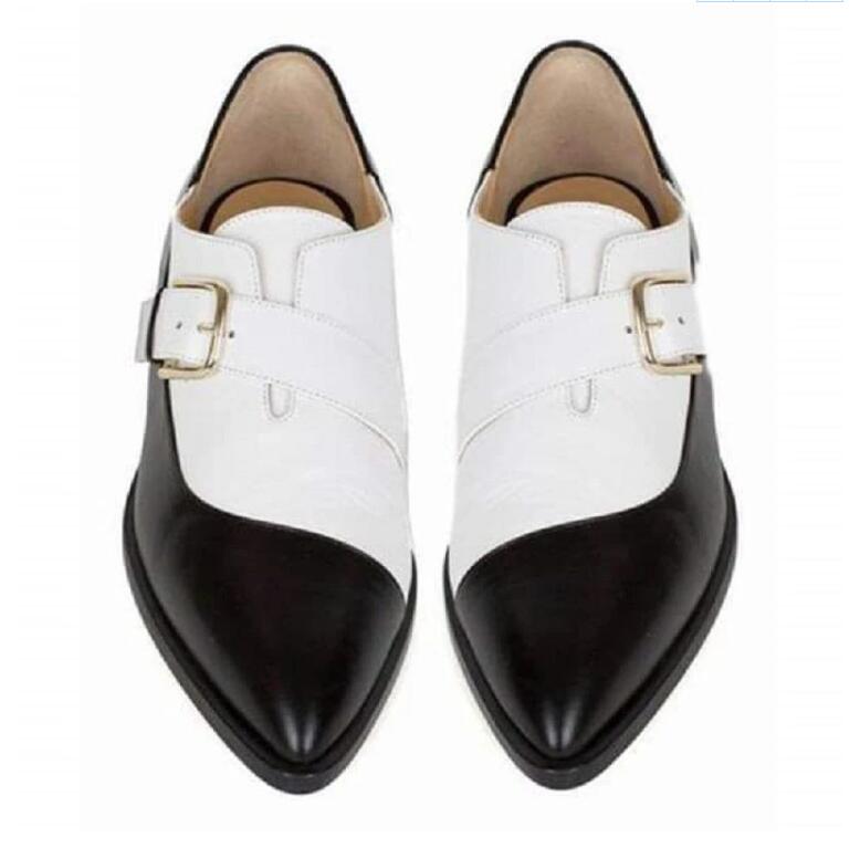 Men PU Leather Shoes Low Heel Casual Shoes Dress Shoes Brogue Shoes Spring Ankle Boots Vintage Classic Male Casual AB635 main image 1