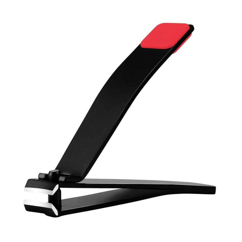 1PC Nail Clippers Top Stainless Steel Finger Nail Cutter Ingrown Fingernails Toenail Clipper: Black