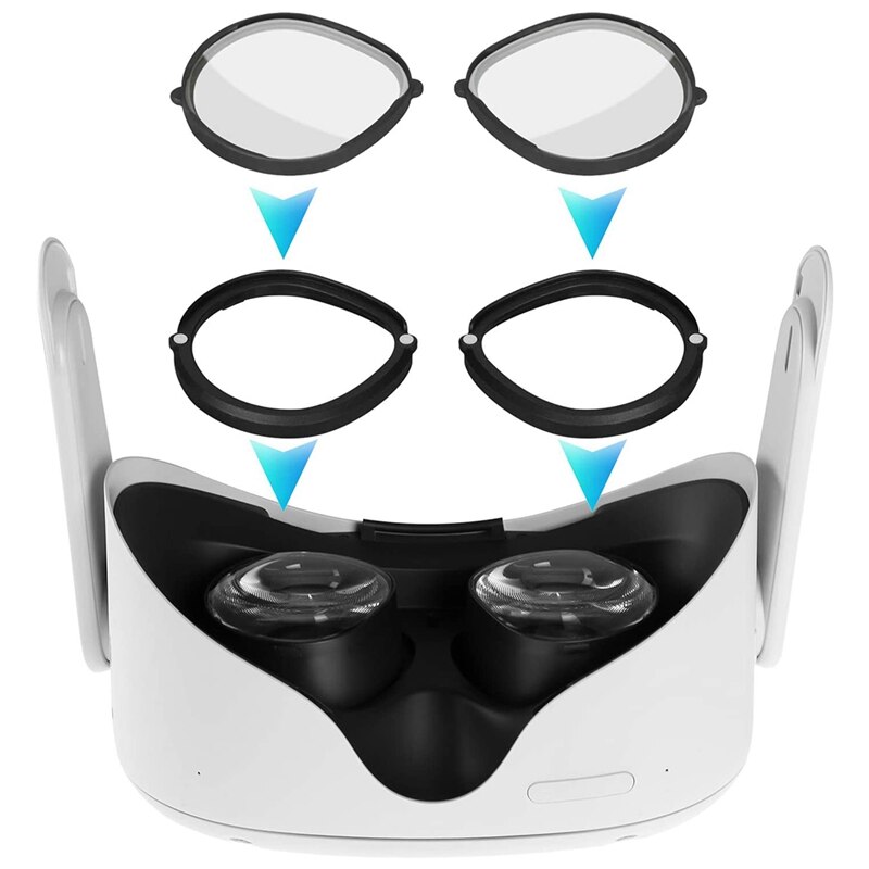 for Oculus Quest 2 VR Magnetic Eyeglass Anti-Blue Lens Frame Clip Lens Protection for Oculus Quest Glasses Parts