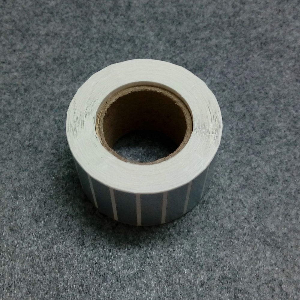 Silver husdjursdekal 40*15mm 1300 st/rulle termotransfer silver husdjursetikett vattentät rivsäker oljesäker streckkodsetikett