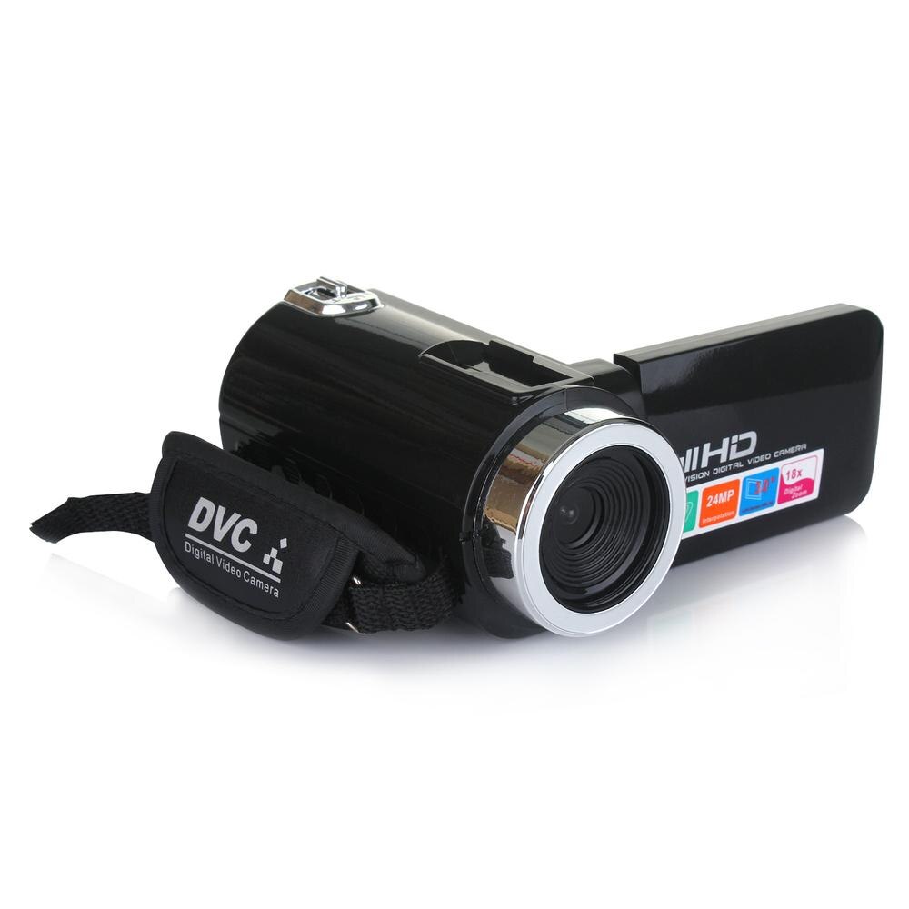 1080P HD Camcorder Video Camera 3.0 Inch LCD Camera 18x Digital Zoom Camera with Microphone: White