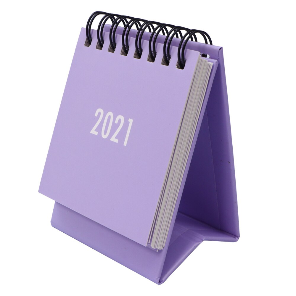 1Pc Kalender Effen Kleur Creatieve Desk Memo Schema Kalender Tafel Kalenders Voor Kantoor