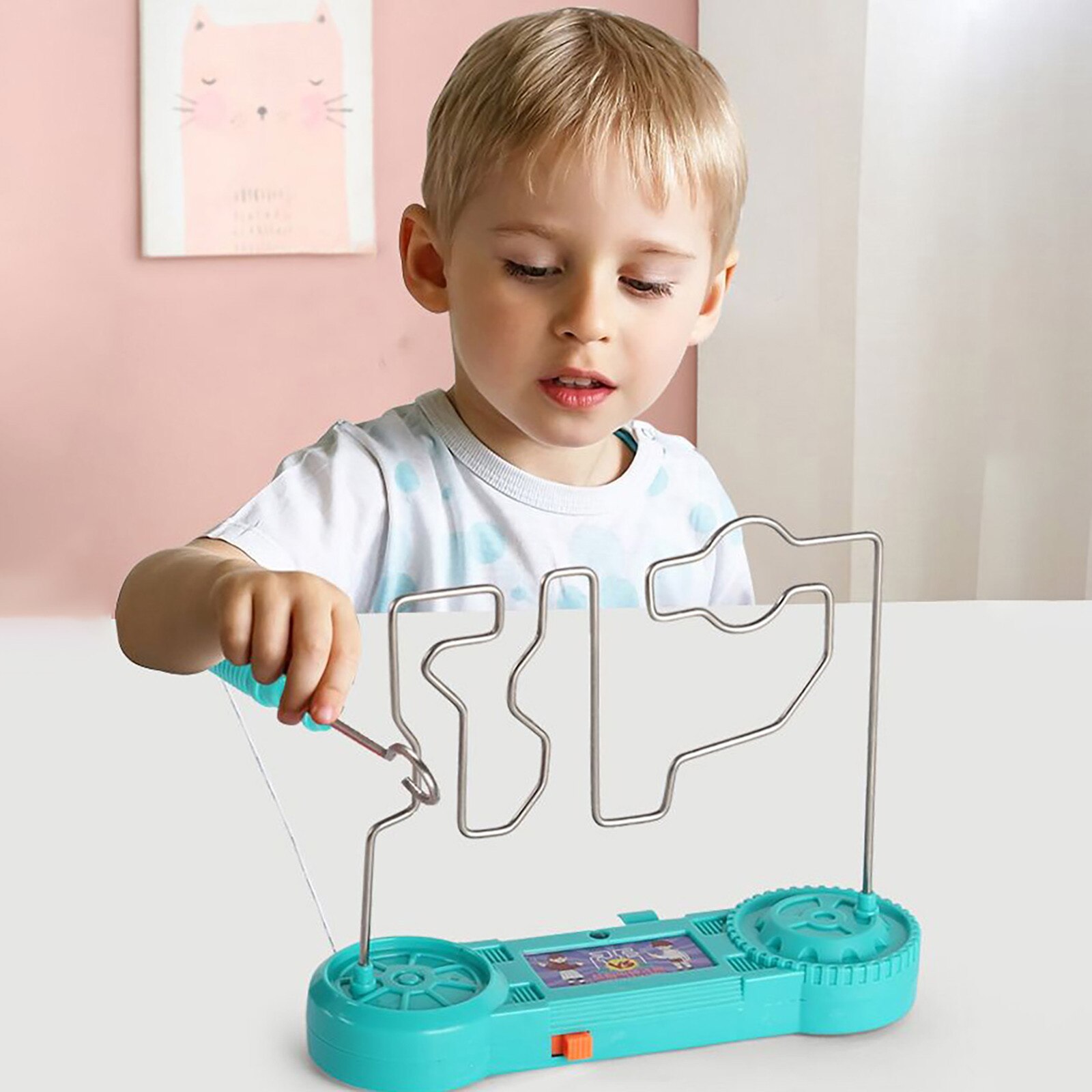 Party Games Kinderen Botsing Elektrische Schok Speelgoed Onderwijs Touch-Doolhof Spel Uitgebreid Puzzel Juguetes Para Niños