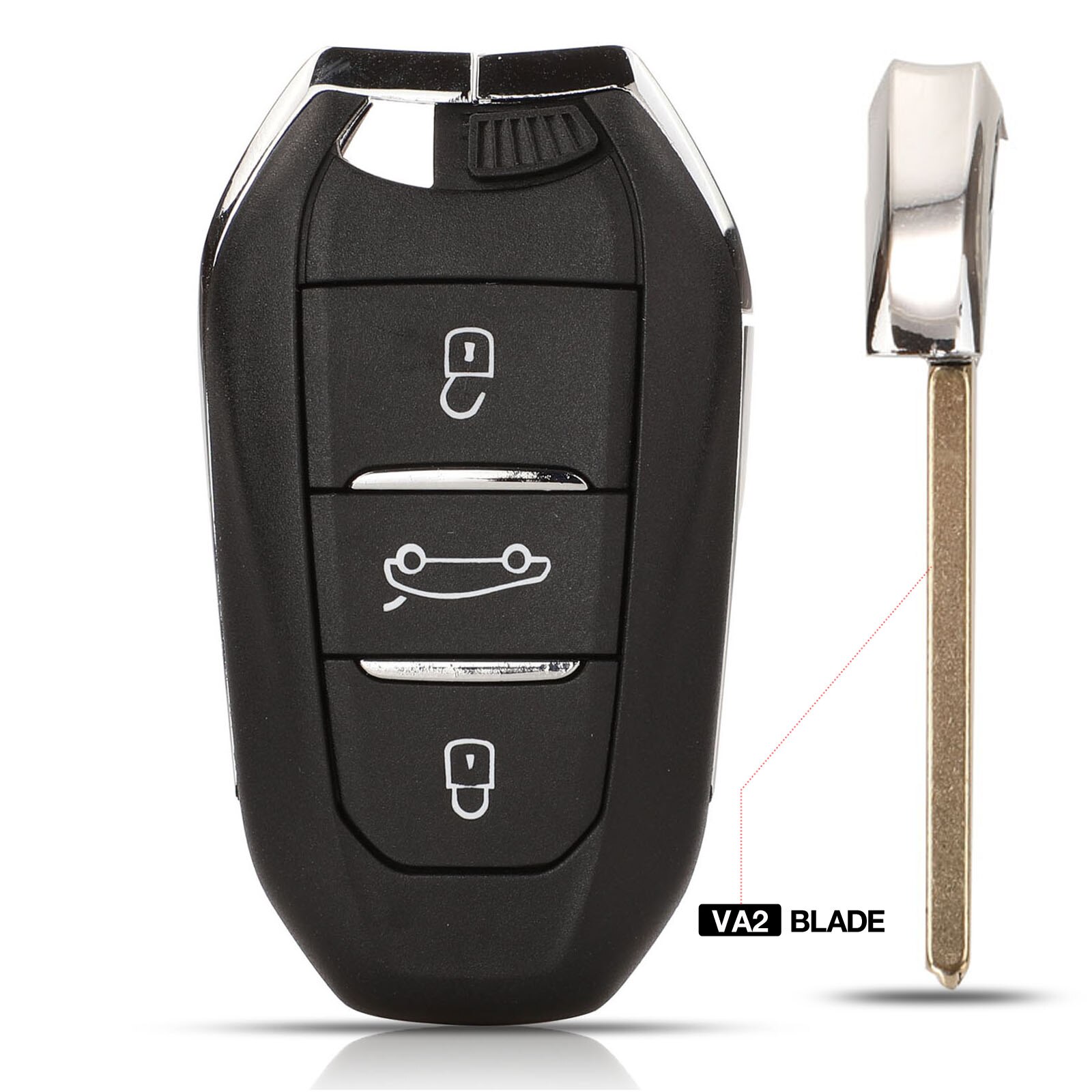 kutery Smart Remote Key Shell for Peugeot 308 3008 4008 5008 508 expert for Citroen picasso C4 DS4 DS5ls ds6 ds7 va2 HU83 Blade: VA2 BLADE / for DS