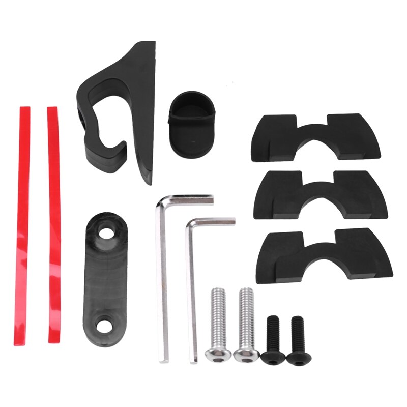Accesorios para patinete Xiaomi M365/M187/Pro, juego de combinación, gancho especial, amortiguador, medidor de amortiguación, funda de silicona