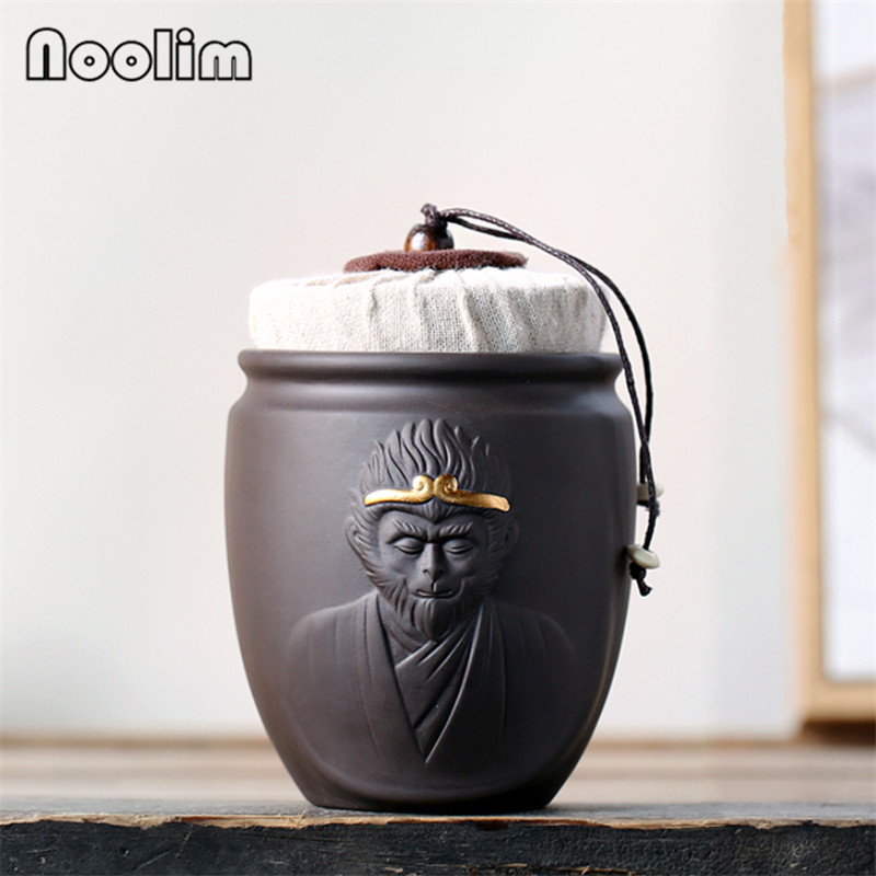 Purpurowa glina mała małrocznie król herbata nosiciel kijów golfowych ceramiczny zbiornik domowy kuchnia zamknięta puszka pudełeczko przenośne kanistry: A