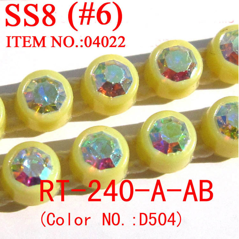 SS8 10 Meter Kunststoff Strass Streifenbildung Für einheimisch Perlen Schmuck Ohrring Strass Trimmen Kleidung Zubehör