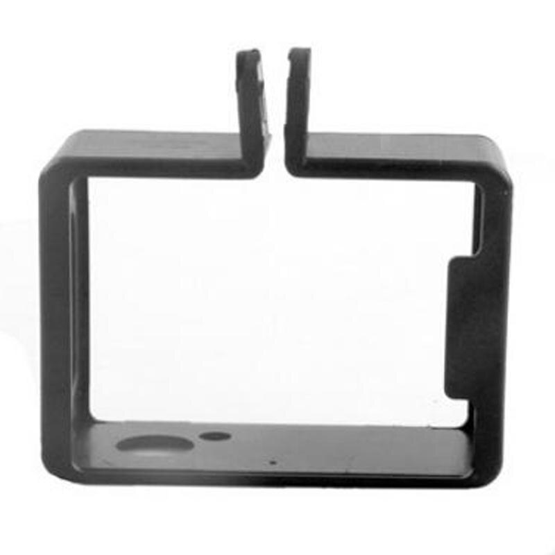 Funda protectora de plástico para sj6000 sj4000, carcasa de marco estándar, soporte negro para cámara de acción