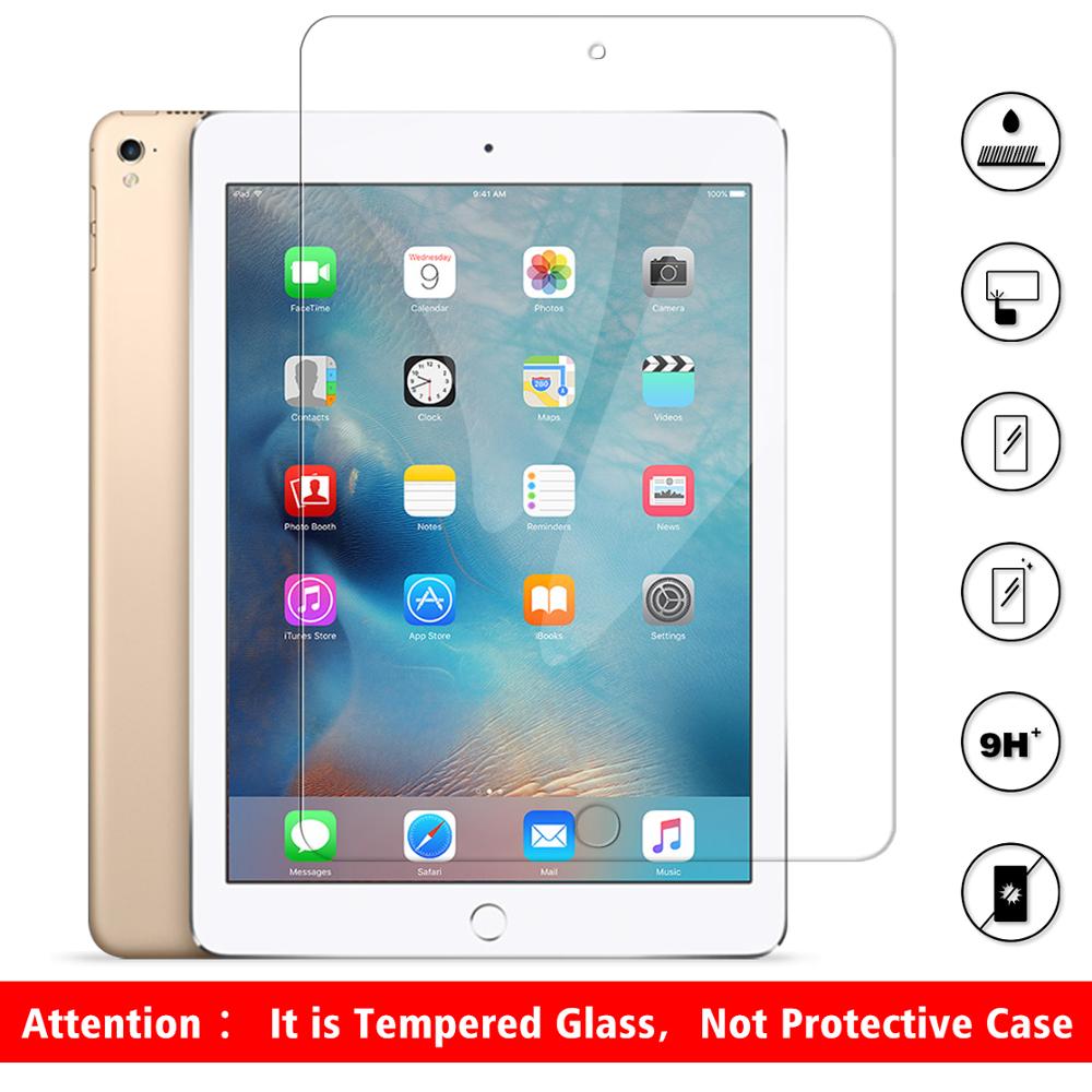 Smart etui til ipad 9.7 ipad air 2 etui cover ipad ipad 6th generation ipad 5th generation til ipad  a1822 a1893: 1 stk hærdet glas