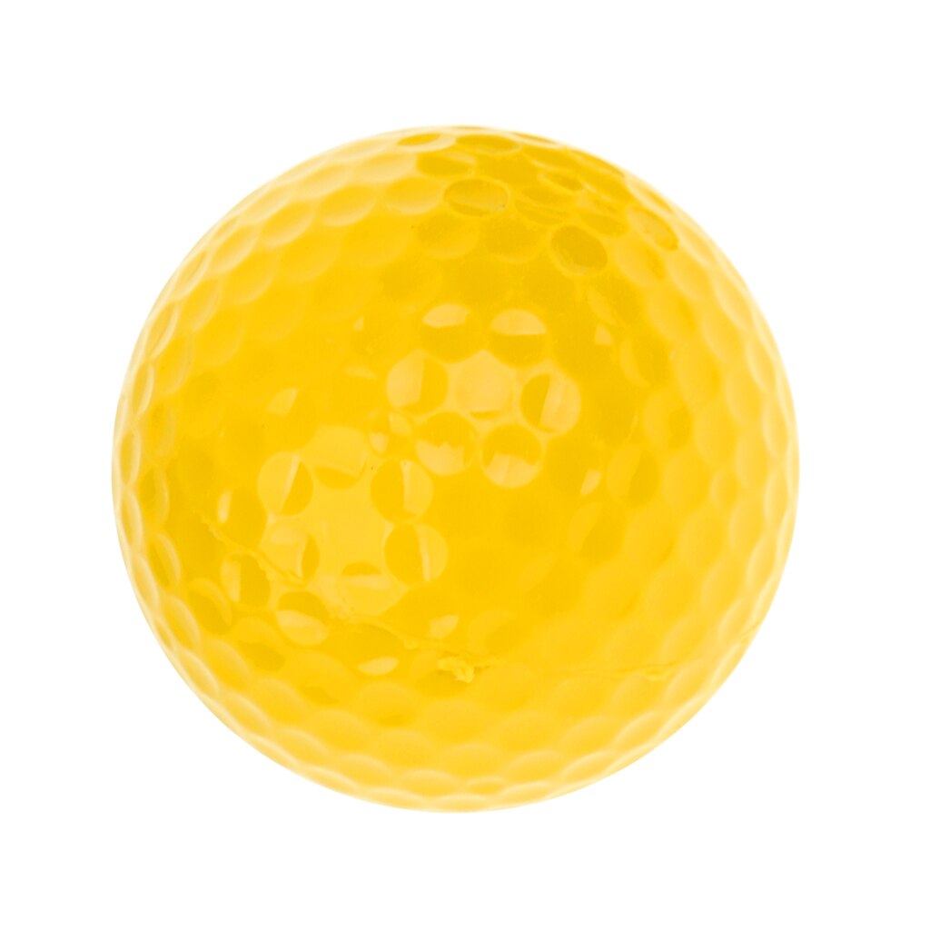 Durezza di compressione flessibile leggera 1 pezzo 90 pallina da golf 392 pallina da golf con foro scimmia giallo 42.6mm